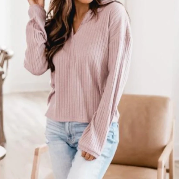 Pink Lily Purple Hoodie - Picture 2 of 5